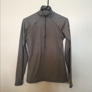 Nike womens half zip pull over